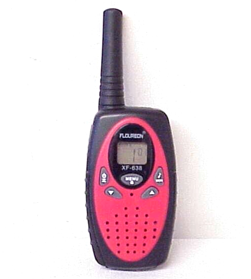 FLOUREON XF-638 WALKIE TALKIE ONE FLOUREON WALKIE TALKIE XF-638 BLACK & RED