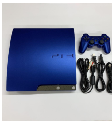 SONY PlayStation 3 PS3 CECH-2500A Blue Game Console Set NTSC-J 