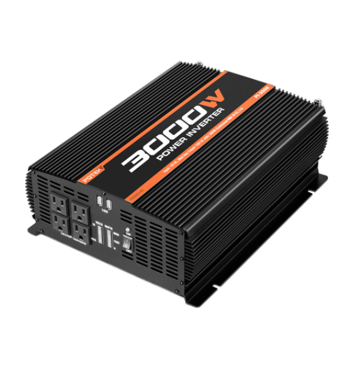 POTEK 3000W Inverter 4 AC Outlets 12V DC to 120V AC Car Inve