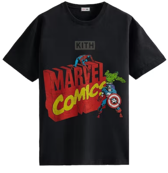 ☆ KITH x SPIDER-MAN Venom vintage tee コラボTシャツ ☆ Kith x Marvel Venom Vintage Tee Black メンズ - SS24 - JP