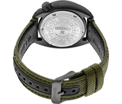 Pre-owned Seiko Prospex Land U.s. Special Edition Srpj31 In Green