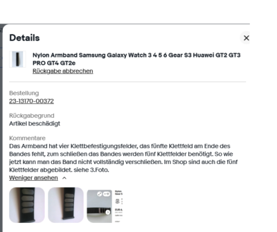 Artikelfoto(s) von einem verifizierten Käufer