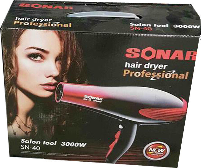 Phon Professionale Asciugacapelli Sonar Sn-40 3000w Diffusore Fono sus