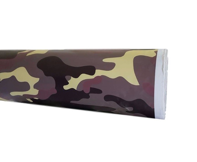 Rotolo Pellicola Adesiva Auto Moto Interno Esterno Camouflage Mili 152cmx30m hsb