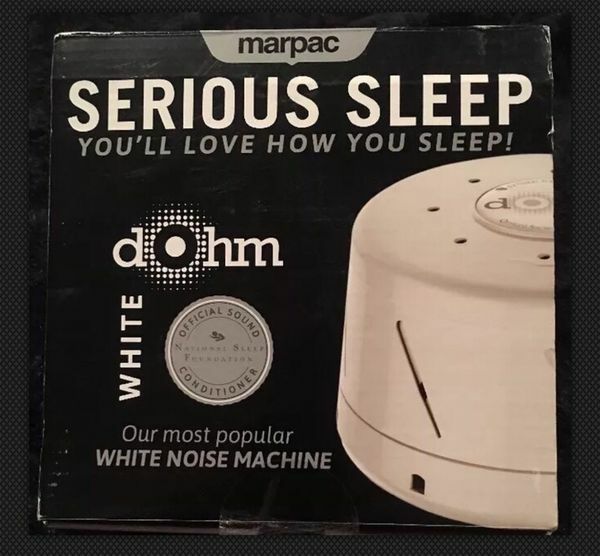 Marpac Dohm Classic White Noise Sound Machine White NEW