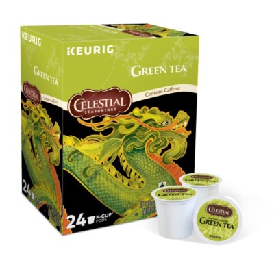 Celestial Seasonings Natural Antioxidant Green Tea, Keurig K-Cup Pod, 24 Count