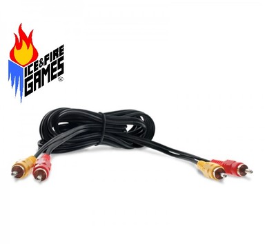 New NES RCA AV Composite Audio Video Cable for (Nintendo Entertainment System)