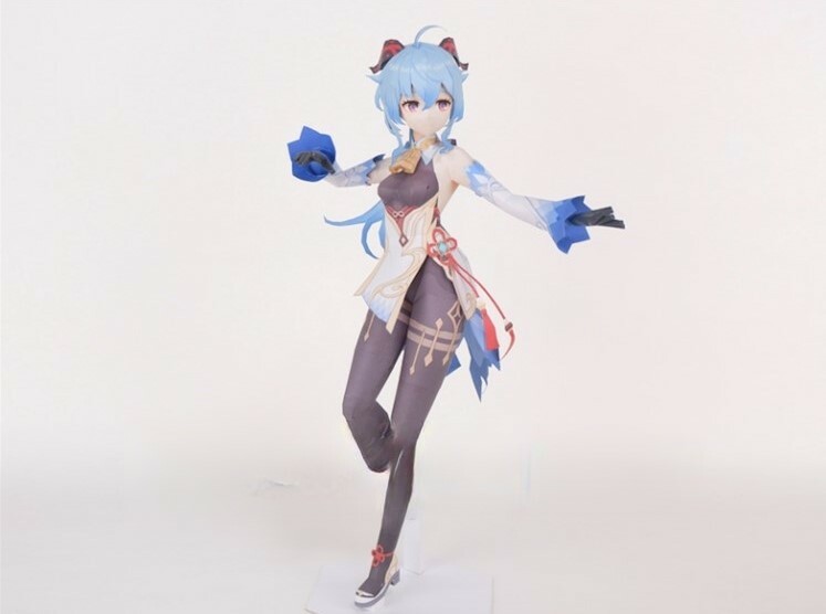 Genshin Impact Ganyu Handcraft DIY Anime FIgure Paper Model 26cm Tall | eBay