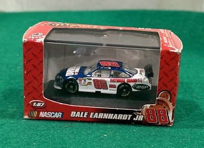 DALE EARNHARDT JR - NATIONAL GUARD CHEVY - WC2009 1:87 SCALE CAR in PLEXI CASE !