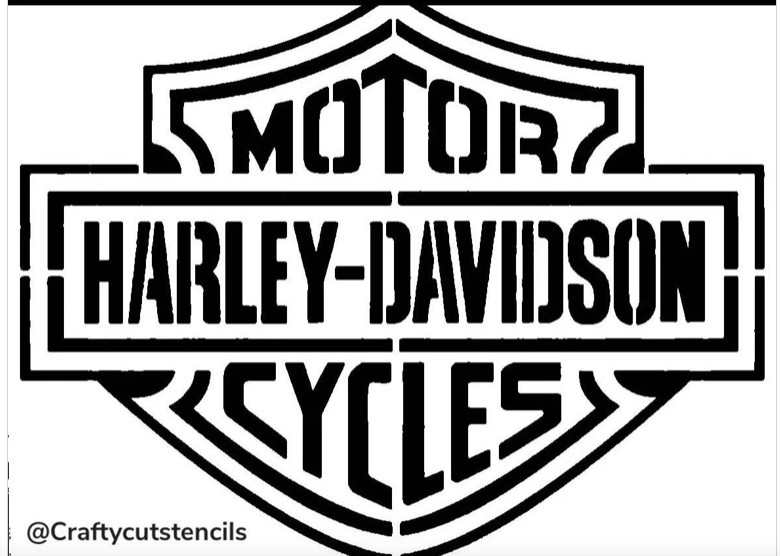 Harley Stencil Durable & Reusable Stencils 7x4 Inch FREE SHIPPING