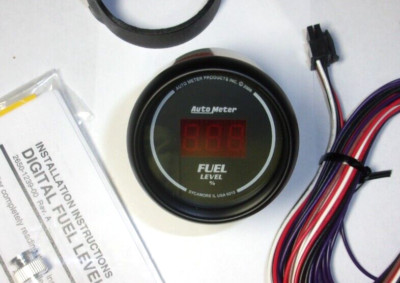 NEW Autometer 6310 Sport Comp DIGITAL 2-1/16''  PROGRAMMABLE FUEL LEVEL Gas Gauge