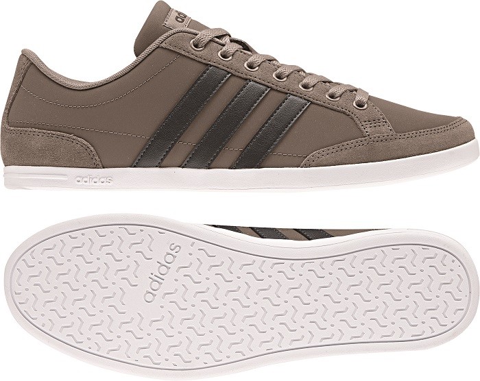 adidas NEO Caflaire schwarz Herren Nubukleder Schnürung adidas NEO Caflaire schwarz Herren Nubukleder Schnürung
