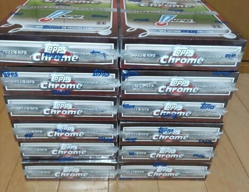 2022 TOPPS NPB CHROME ベースボールカード 12BOX Topps 2022 NPB Chrome Baseball Card Sealed 12 Box