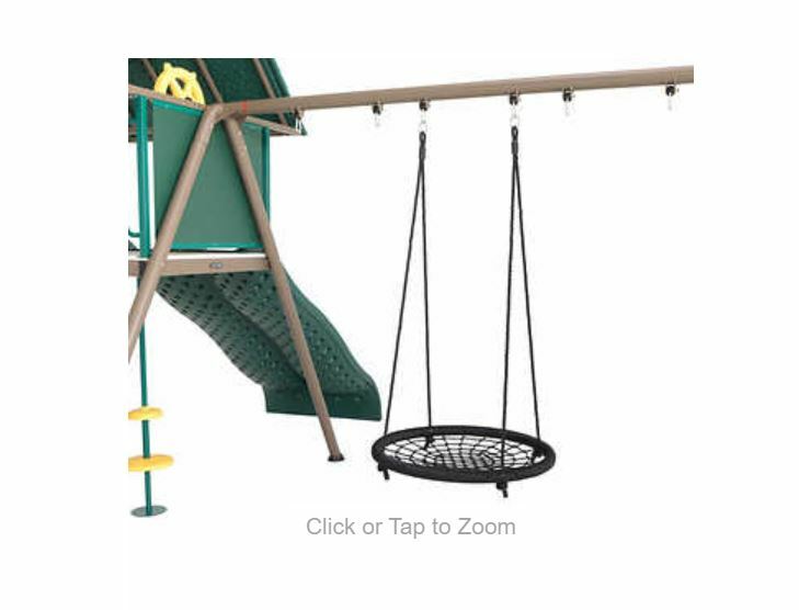 Outdoor Playset Lookout Double Slide Swing Set Playground Equipment Ro