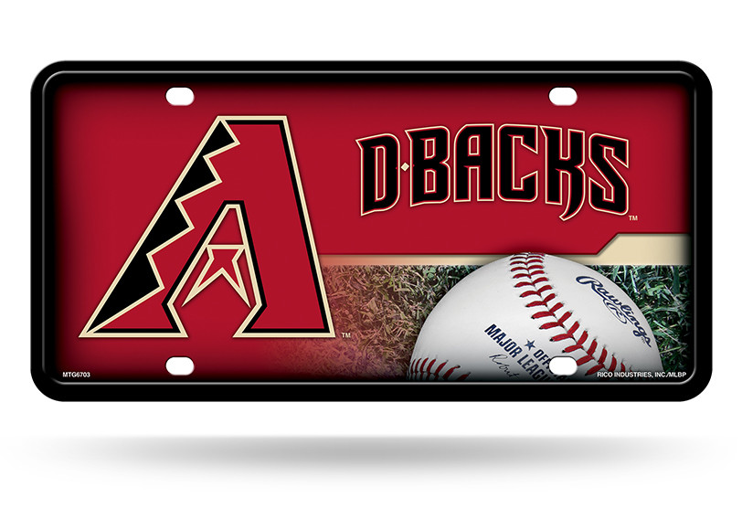 ARIZONA DIAMONDBACKS CAR TRUCK TAG LICENSE PLATE MLB BASEBALL METAL
