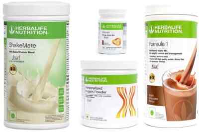 Herbalife Weight Loss Pack Chocolate Shake + Protein + Shakemate + Lemon Afresh