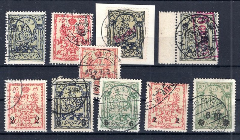 Polen Warschau 1-10 In Hauptnummern Kompeltt Gest. (77216