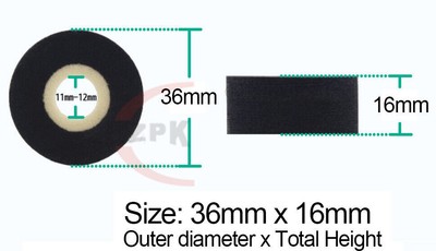 1 pc MY-380F Automatic Coding Machine Ink Wheel Roller For Date Printing in US