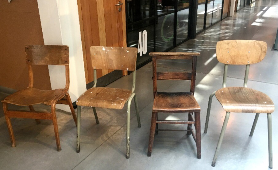 JOB LOT OF 35 MIDCENTURY SCHOOL CHAIRS in Notting Hill, London Gumtree