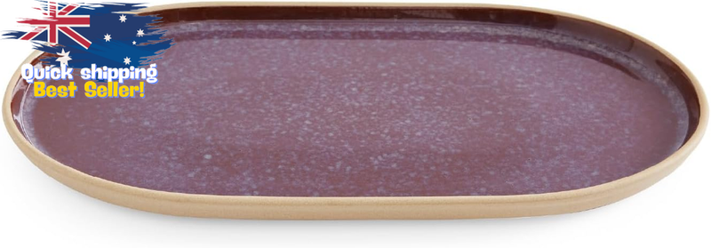Amethyst Oval Platter | Medium Serving Dish | Elegant Home Decor, Minerals