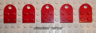 Lego Basic Technik Technic 5 Platten 2x3 #3176 rot NEUWARE