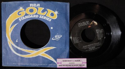 Nilsson-Everybody's Talking'-RCA Gold Standard 447-0838-Vintage 1980's RE 45-Slv