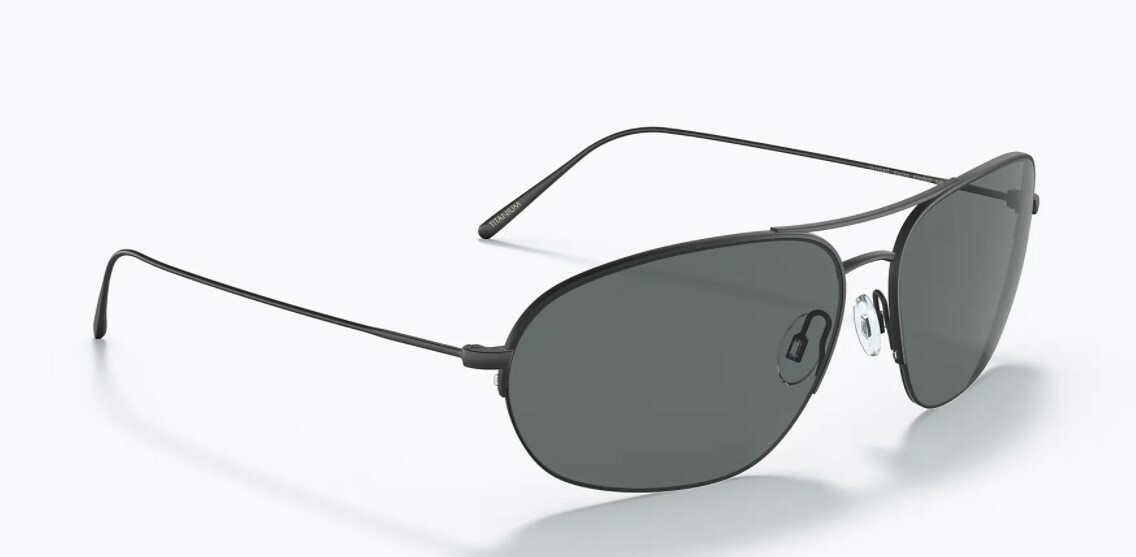 Pre-owned Oliver Peoples 0ov1304st Kondor 506281 Matte Black Polarized Unisex Sunglasses In Grey Polar