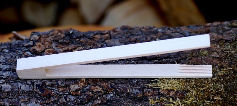 Grillzange 20 Cm Aus Buchenholz Gurkenzange Zetzsche Krautzange Wurst Zange Holz