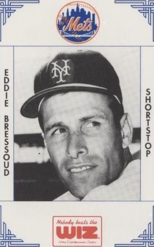 1991 The Wiz/AT&T New York Mets - Eddie Bressoud #51