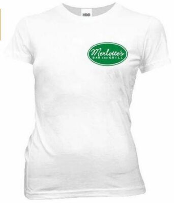 Juniors True Blood TV Show Series Merlottes Bar and Grill White Cosplay T-shirt