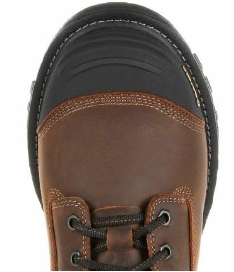 Pre-owned Georgia Boot Rumbler 8" Composite Toe Eh Waterproof Work Boot Gb00285 In Brown