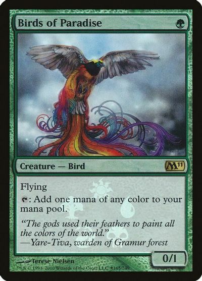 MTG 極楽鳥　LEB PSA7(NM)/ Birds of Paradise Birds of Paradise · Seventh Edition (7ED) #231☆ · Scryfall