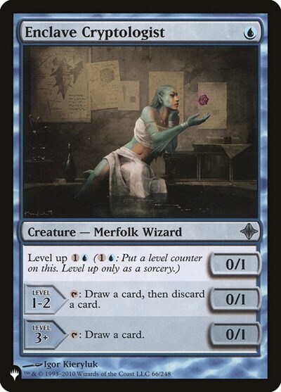 Mtg Enclave Cryptologist - Tlp The List Nm