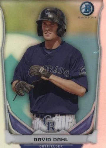 2014 Bowman - David Dahl #BM-CRO3