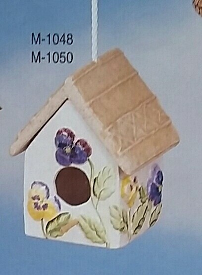 Giessform Keramik Stiefm.-Vogelhaus M-1048 + M-1050 Strohdach 