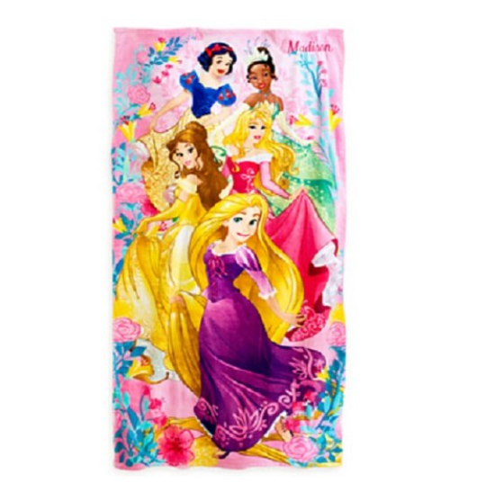 Disney Store Authentic Disney Princess Beach Towel New eBay