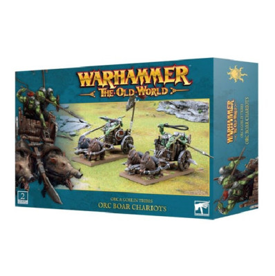 Warhammer The Old World:  Orc & Goblin Tribes - Orc Boar Chariots