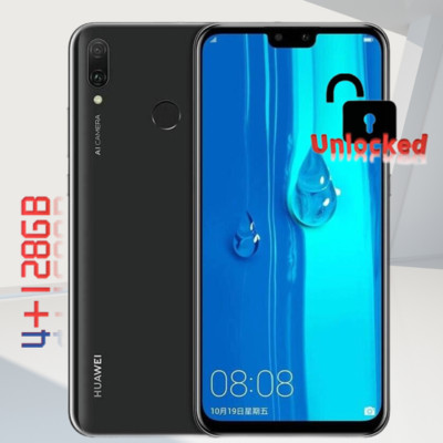 Huawei Y9 4+128GB Unlocked Android 9.0 Global Ror 6.5inch 4000mAh Smartphone