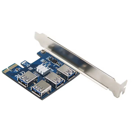 Adaptateur De Port Pci E Carte Riser Pci E 1 Vers 4 Pci E