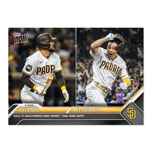 2023 Topps Now - David Dahl Ha-Seong Kim #44