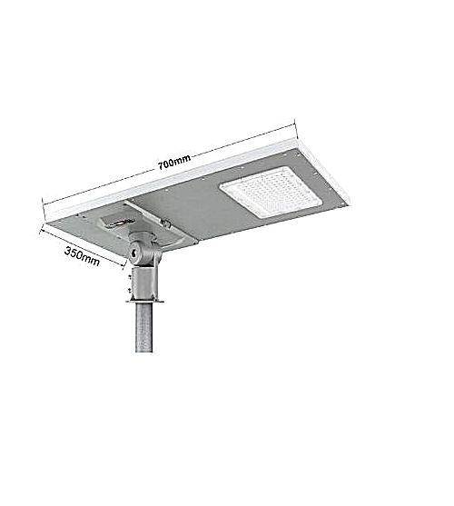 Lampione Faro Giardino Stradale Crepuscolare con Pannello Solare SL-300W-LP uni