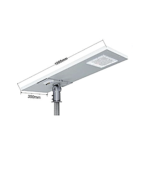Lampione Faro Giardino Stradale Crepuscolare con Pannello Solare SL-500W-LP uni