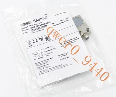 1PC NEW Baumer Inductive Proximity Switch IFFM 20P17A3/S35L #T6