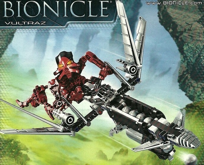 Lego 8698 Bionicle Warriors Vultraz - 100% Complete Figure no instructions/box