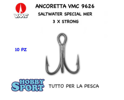 ANCORETTE VMC  SERIE 9626  SIZE 8 PS SPECIAL MARE  3 X STRONG CONF 10 PZ