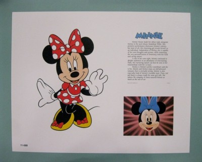 Disney 11'' x 14''  Minnie Mouse Lithograph Print by OSP Publishing