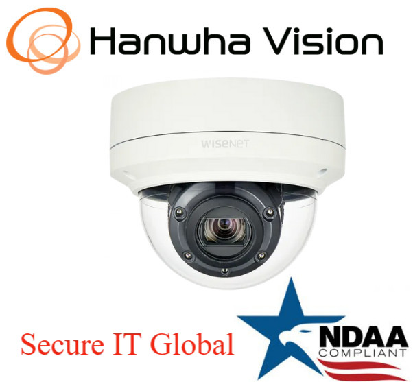 Hanwha Techwin XNV-6120R 2MP PoE NW IR IP Security Dome Camera 5.2mm  62.4mmLens