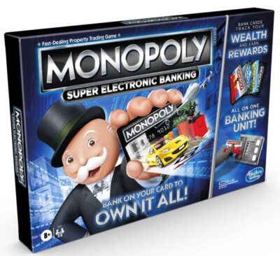 Monopoly Super Electronic Banking Board Game Electronic Banking Unit NEW SEALED