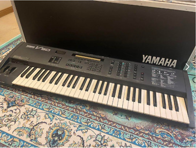 【excellent】yamaha v50 synthesizer 61-Key Keyboard Used from Japan
