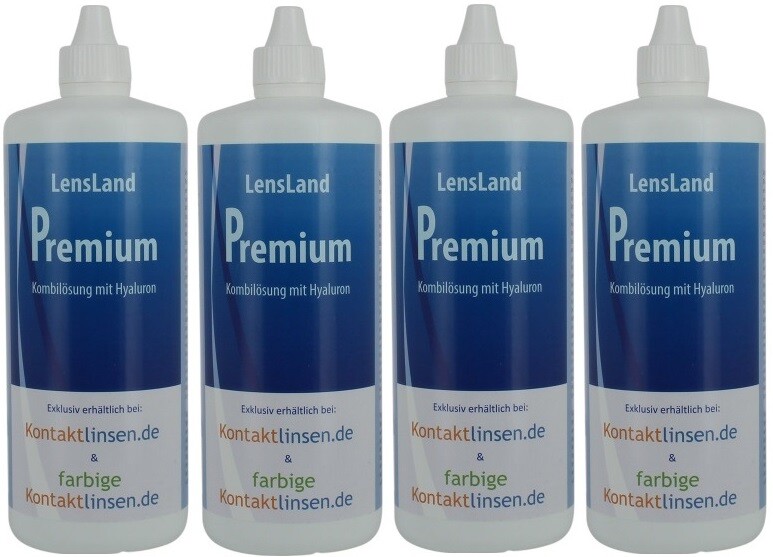 4 x 360 ml Kontaktlinsen Pflegemittel all in one mit Hyaluron